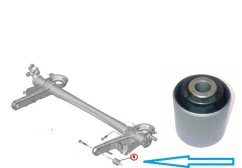SILENTBLOK ZADNÍ NÁPRAVY CITROEN,PEUGEOT,5131C0,515261,FPARTS