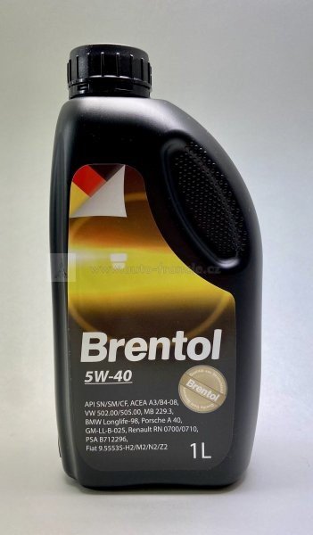 olej 5w40 brentol 1L