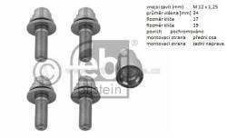 SADA BEZPEČNOSTNÍCH ŠROUBŮ KOLA