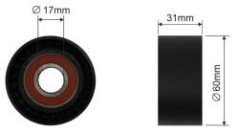 vratná,vodící kladka řemene,renault,532036420,INA
