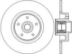 zadní brzdový kotouč s ložiskem renault laguna,8200655249,fparts