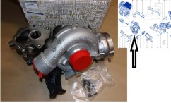 turbodmychadlo renault master 2.3 dci bi turbo 144117591r