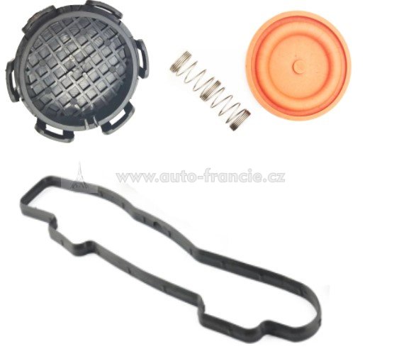 membrána víka ventilů 1.6 hdi ,1.6 DDiS, 1.6 TDCi, 1.6 CiTD-sada