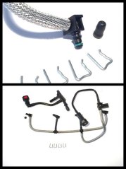 1521487 lišta přepadu paliva ford 1.8 tdci,Ford Focus MK2, C-Max, Mondeo, Transit 1,8 TDCi 04/2005