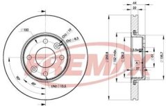 přední brzdový kotouč renault,7701207795,FREMAX