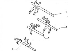 vidlice řazení jumper boxer ducato od roku 2006 3-4 stupen