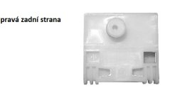 opravná sada stahovacího mechanizmu okna,renault laguna 2 FPARTS PE328,pravá zadní