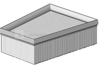 vzduchový filtr renault,7701045724*,fparts ea1428