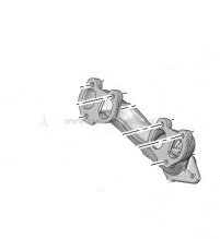 sběrné výfukové potrubí citroen,peugeot 1.9 D,DW8