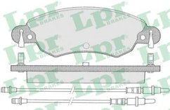 PŘEDNÍ BRZDOVÉ DESTIČKY CITROEN C5,4252.14,lpr/samko