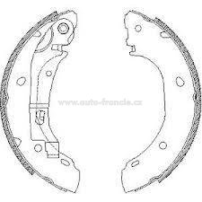 zadní brzdové čelisti boxer,jumper,4241L2,REMSA