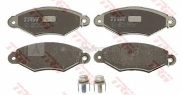 přední brzdové desky renault,citroen,peugeot,TRW gdb1321,1402