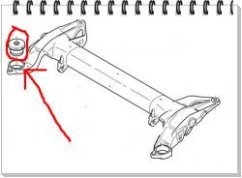 silentblok zadní nápravy citroen c5,5122.51*FPARTS M5243