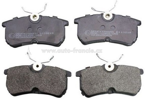1075565 zadní brzdové destičky ford focus/fiesta fparts