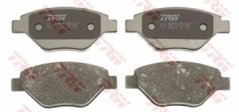 přední brzdové destičky renault,7701207673*, trw gdb1571
