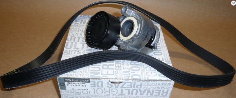 117203694r sada kladek s řemenem,renault,7701476476,original