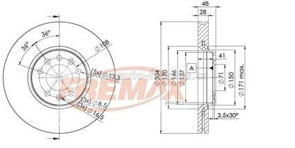 brzdový kotouč citroen,peugeot 4249.92 FREMAX