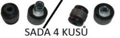 SILENTBLOK ZADNÍHO RAMENE PEUGEOT 206SW,sada 4ks,5150.91,FPARTS