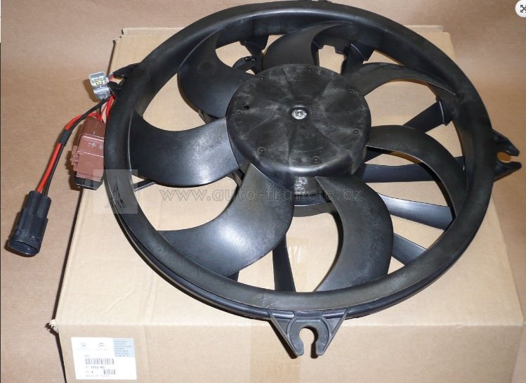 VENTILÁTOR CHLADIČE citroen,peugeot,original díl,1253.N5