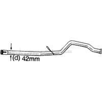 opravný díl výfuku peugeot 206,42mm,WALKER