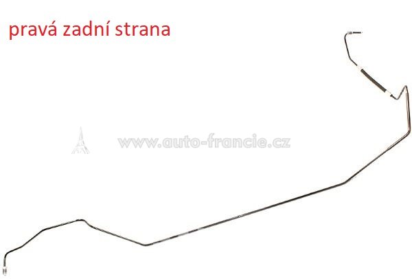 zadní brzdová trubka renault laguna 2,8200621863,pravá
