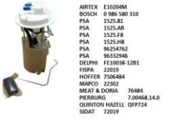 palivové čerpadlo citroen,peugeot,1525.F8,1525.H8,FPARTS 