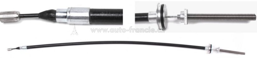 brzdová lana pro elektronickou ruční brzdu renault laguna 2