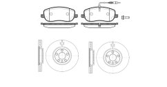 brzdy peugeot 807,citroen c8,fiat ullyse,přední