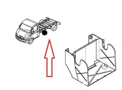 držák autobaterie renault mascott