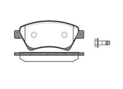 PŘEDNÍ BRZDOVÉ DESTIČKY renault ,410601241R,remsa