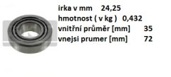 ložisko kola renault mascott 24,25x35x72