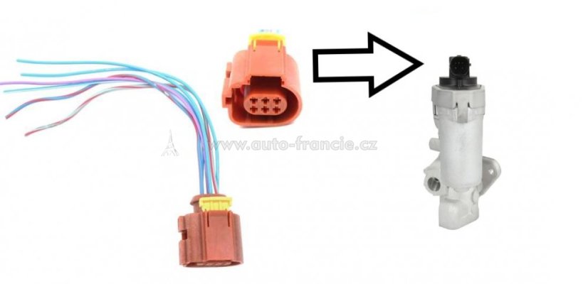 konektor egr ventilu peugeot boxer,citroen jumper,1618hq