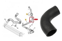 potrubí sání turba boxer,jumper 2.0 ,2.2 blue hdi,1617244680 1617244480 sada 2kusy