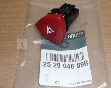 VYPÍNAČ VAROVNÝCH SVĚTEL  RENAULT,252904889r,originální díl