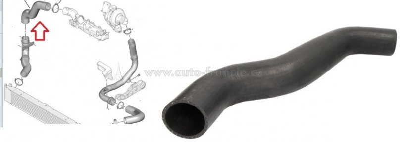 0382qr hadice turbodmychadla peugeot boxer,citroen jumper 3.0 hdi,fiat ducato 3.0JTD
