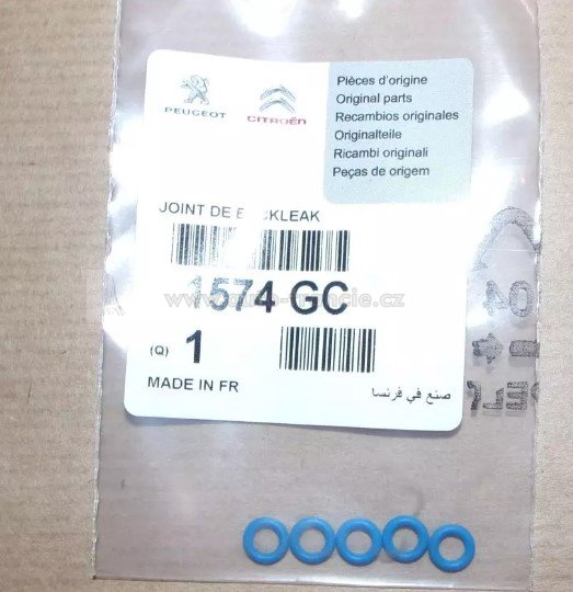 těsnění přepadu paliva citroen peugeot 1574gc -original