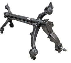 ZADNÍ NÁPRAVA PEUGEOT 206 hatchback se středovým stabilizátorem,+ABS