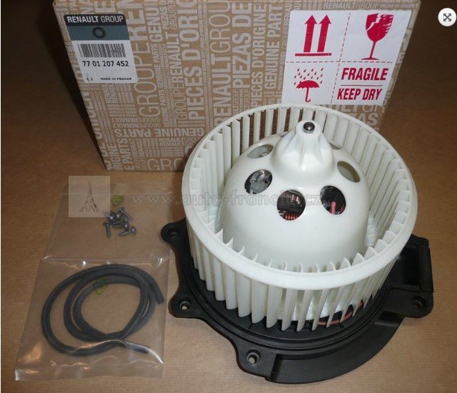 7701207452 VENTILÁTOR TOPENÍ RENAULT ESPACE IV