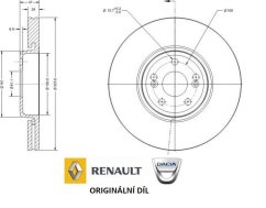 8201695235 brzdový kotouč renault espace,vel satis,brzdy renault