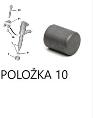 podložka DRŽÁKU VSTŘIKOVAČE CITROEN PEUGEOT 1.6 HDI 198G4