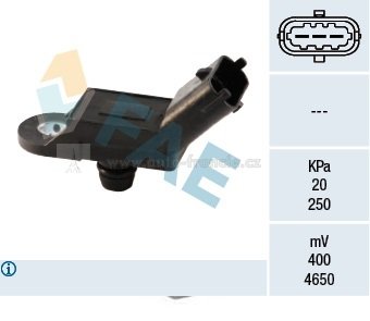 senzor tlaku sacího potrubí renault dci,82 00 155 613,FAE 15019