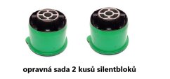 SILENTBLOK ULOŽENÍ ZADNÍ NÁPRAVY,citroen,peugeot,5131f2,FPARTS sada 2kusů