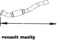 svod VÝFUKU RENAULT MAXITY 3.0 dxi