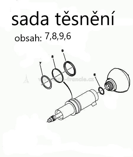 sada těsnění zadní pístnice perování citroen C5 (40MM)