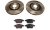 brzdové kotouče a destičky přední peugeot 308,5008,3008,307,208,207 citroen c4 ds4sada fparts-