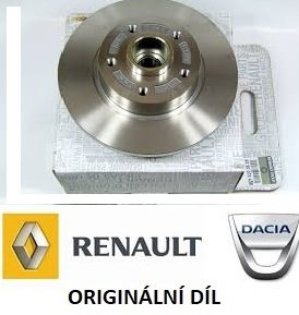 432022434r zadní brzdový kotouč s ložiskem renault,402022291R,original RENAULT