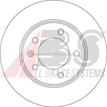 zadní brzdový kotouč renault master,7700314107,abs17331