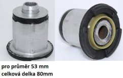 silentblok přední nápravnice renault trafic,53,0mm,FPARTS