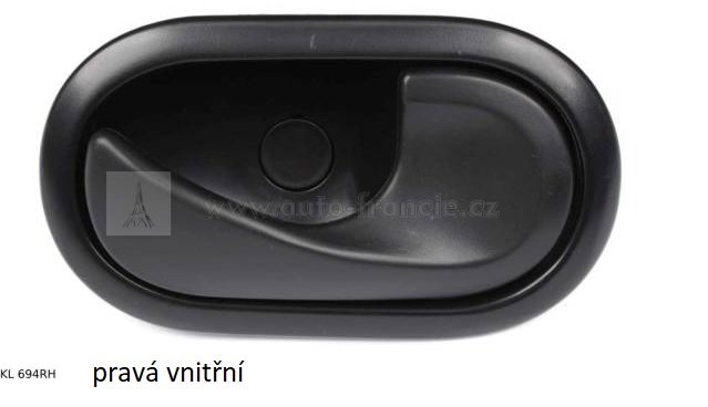vnitřní klika dveří renault master, kangoo,pravá 8200310580