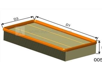 vzduchový filtr renault 165461599r ,misfat p441
